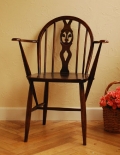 1940年代のアンティーク ホイールバック　アームチェア