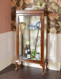 英国スタイルのアンティーク家具、和室にもオススメのショーケース（ガラスキャビネット）