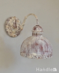 お洒落な壁付け照明、フランスからきたウォールブラケット（Ｅ26丸球1個付）Wall lamp Mantille Boule