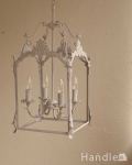 フランスから輸入したバードゲージモチーフのシャンデリア（E14シャンデリア球4個付き）Chandelier Fetes Grand Hotel