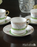 英国のアンティーク陶磁器、カールトンウェア（Carlton Ware）のカップ＆ソーサー