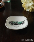 グレイズポタリーのイギリスで見つけたアンティークピンディッシュ（VINTAGE CAR）