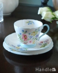 シェリーのワイルドフラワー（Wild Flower）、アンティークカップ＆ソーサートリオ