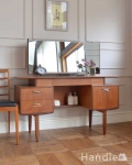 G-PLAN社、北欧スタイルのヴィンテージ三面鏡ドレッサー（鏡台） 