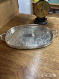 アンティーク シルバー トレイ