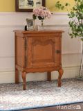 左開け扉の猫足サイドキャビネット、フランスから届いたアンティーク家具