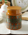 ホーンジー社「ブロンテ」シリーズ、アンティークキャニスター （SUGAR）