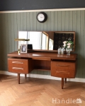 G-PLANのフレスコシリーズ、デスクにもおススメのヴィンテージ2WAY ドレッサー