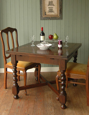 2010年10月18日にご成約済み。アンティーク　ドローリーフ テーブル (x-362)