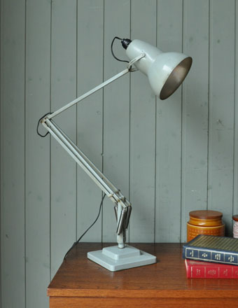 1930年代のアンティーク デスク ランプ （アングルポイズ・ブルーグレイ）