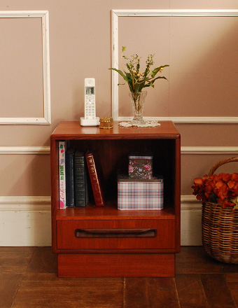 1960年代のアンティーク ベッドサイドチェスト(G-plan) (x-471-f)