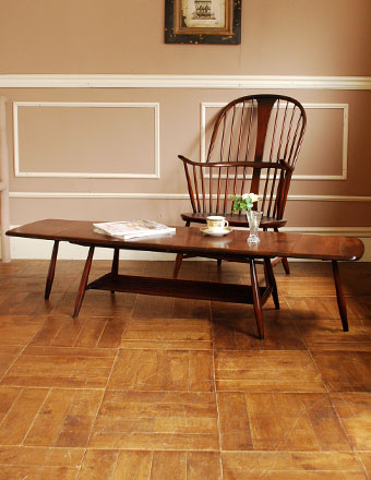 北欧スタイルの家具、アンティークのアーコール社のコーヒーテーブル (x-513-f)