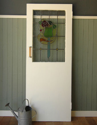アンティーク ステンドグラス ドア (z-15)