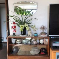 アンティークのキャビネット