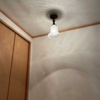 ガラスシェードのペンダントライト