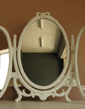 1930年代のアンティーク ミラー（三面鏡）(q-105-f)｜アンティーク雑貨