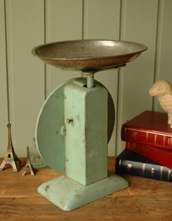 アンティークスケール（グリーン）(na-0063)｜アンティーク雑貨