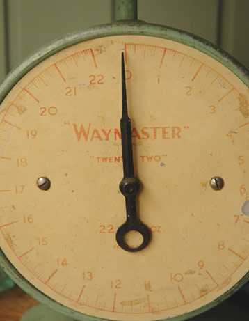 アンティークスケール（グリーン）(na-0063)｜アンティーク雑貨