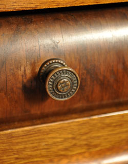 j-053-z アンティークのソーイングボックス