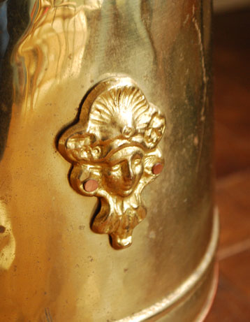 コッパー（銅）×ブラス（真鍮）のアンティーク コールボックス 英国