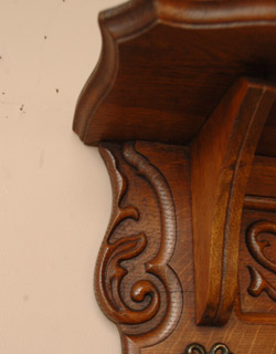 j-282-f アンティークフック付きシェルフの装飾