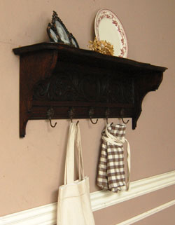 飾るの大好き！暮らしを楽しむ方の
アンティーク シェルフ＆フック