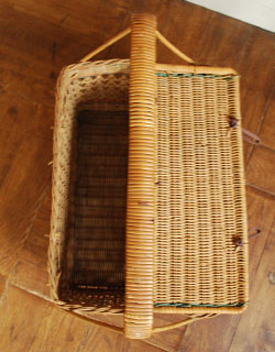 1940年代のアンティーク バスケット(k-614-z)｜アンティーク雑貨