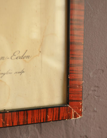 m-1041-z アンティークフレームのアップ