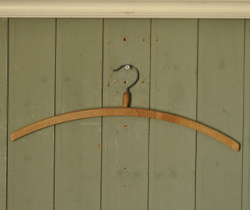 裏はこんな感じ。無地です。(m-569-z) m-569-z アンティークのハンガー