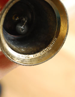 ベルはこのようになっています。(m-730-z) m-730-z 真鍮のオブジェの中
