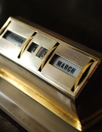 m-749-z アンティークの万年カレンダー