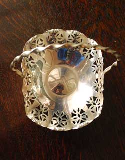 1940年代のアンティーク 金属バスケット(m-757-z)｜アンティーク雑貨