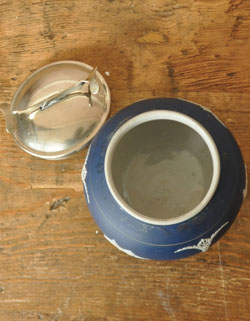 m-906-z ジャスパーウェアシュガーポット 上