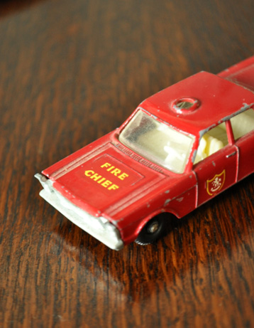 マッチボックスのアンティークのミニカー 「NO：59 FIRE CHIEF