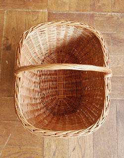 アンティーク☆バスケット 1940年代のアンティーク バスケット(x-548-z)｜アンティーク雑貨