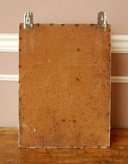 d-949-f アンティークスモールキャビネット(ホワイト)の後ろ