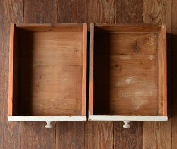 d-978-f アンティークキャビネット（ホワイト）の引き出し