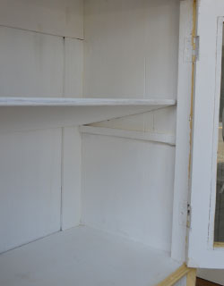 d-991-f アンティークガラスキャビネット（クリーム）の棚板