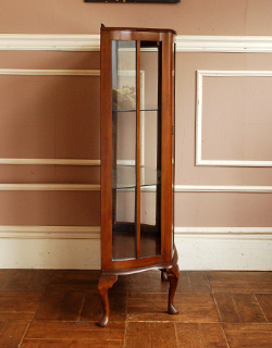 j-1003-f アンティークガラスキャビネットの横