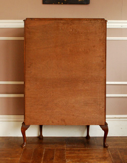 j-1003-f アンティークガラスキャビネットの後ろ