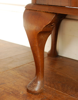 j-1003-f アンティークガラスキャビネットの脚