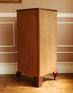 j-1004-f アンティークガラスキャビネットの後ろ