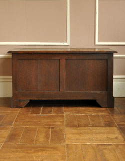 j-1021-f アンティーク コファー（ベンチ）の裏