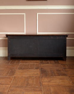 j-1056-f アンティークブランケットボックス（コファ）の後ろ