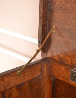 j-1056-f アンティークブランケットボックス（コファ）の金具