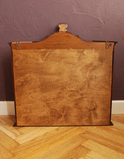 j-1071-f アンティークウォールキャビネットの後ろ