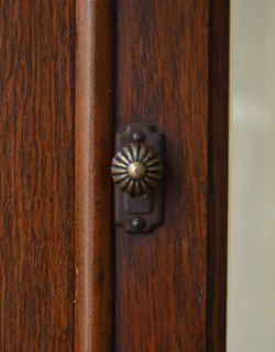 j-1092-f アンティークガラスキャビネットの取っ手