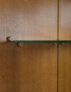 j-1095-f アンティークキャビネットのガラス板