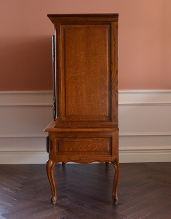 j-1095-f アンティークキャビネットの横