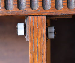 j-1101-f アンティークサイドバイサイドのローラーキャッチャー